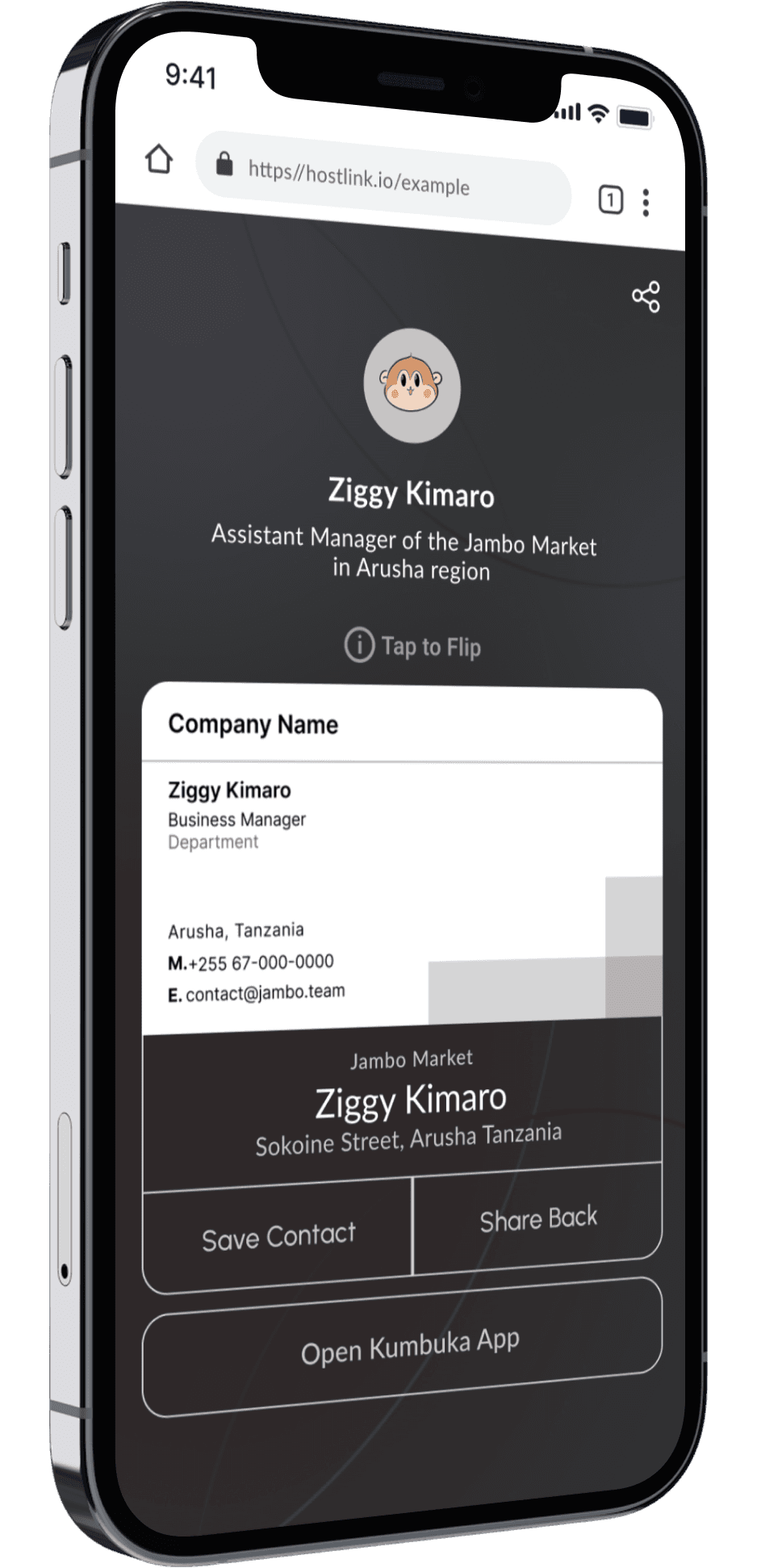 Kumbuka Digital Handshake App